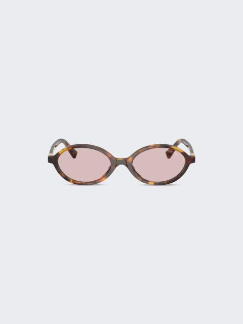 Miu Miu Miu Regard Sunglasses Pink Havana
