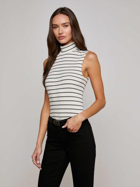 L'AGENCE Rosie Mock-Neck Tank