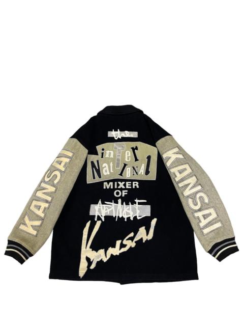 Other Designers 🔥Rare🔥 Vintage Kansai Yamamoto Man Varsity Wool Jacket