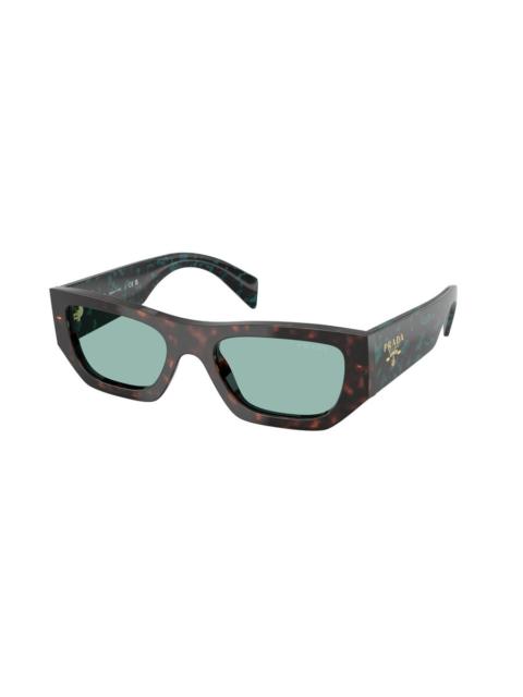 Prada Prada Petrol Green Rectangular Men's Sunglasses PR A01S 18Z40K 53