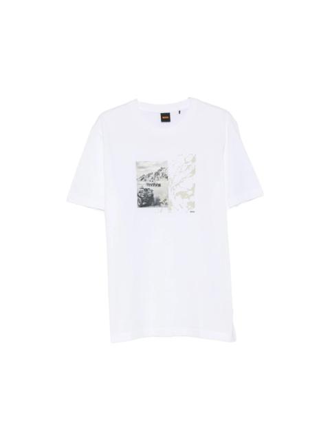BOSS Boss White T-Shirts & Vests - T-Shirts Men