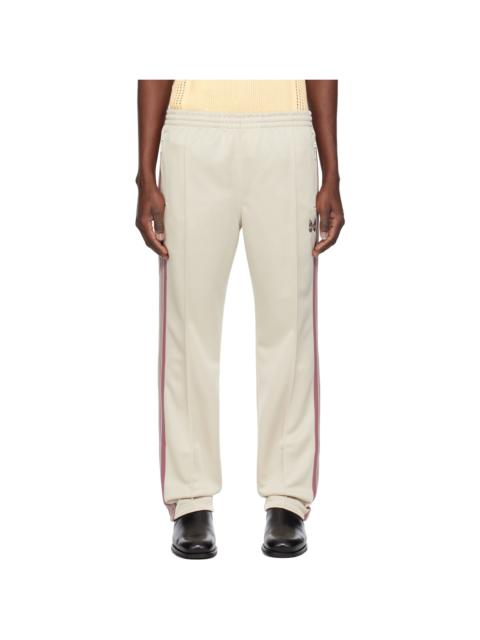 NEEDLES Off-White Narrow Track Pants