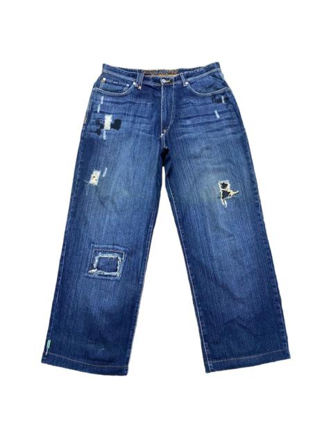 Other Designers Vintage Enyce Denim Patchwork Baggy Pants