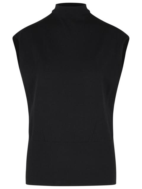 SIMKHAI Simkhai 'JULI' Black Viscose Blend Top