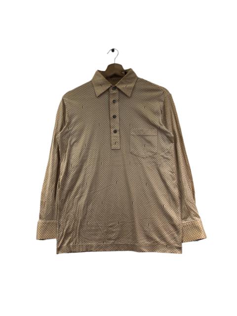 SAINT LAURENT Vtg 90’ YSL Yves SAINT LAURENT Monogram Polo Tee Shirt Pour