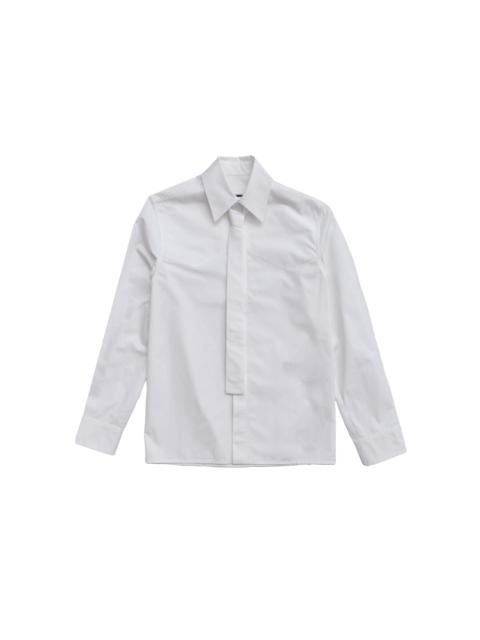 Jil Sander Jil Sander Poplin Shirt With Tie White