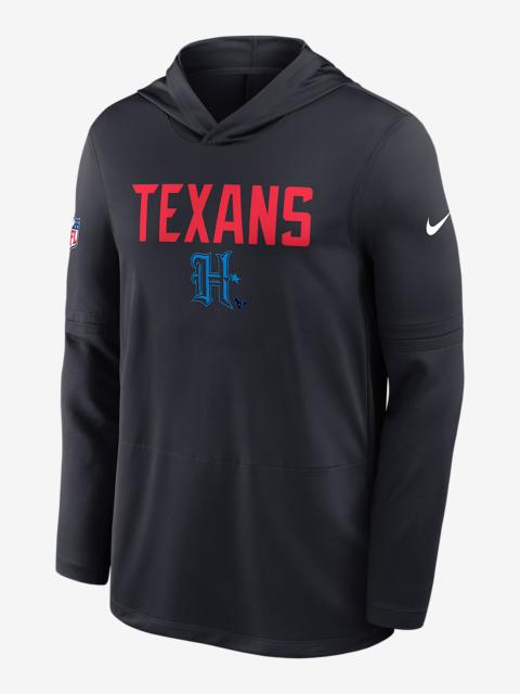 Nike Houston Texans Pass Accuracy Men's Nike Dri-FIT NFL Long-Sleeve Hooded Top