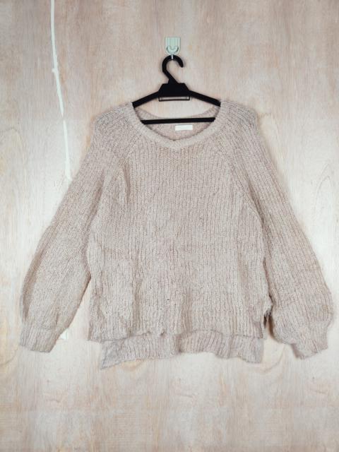 Other Designers Japanese Brand - Earth Music&Ecology Beige Mohair Knitwear #S254