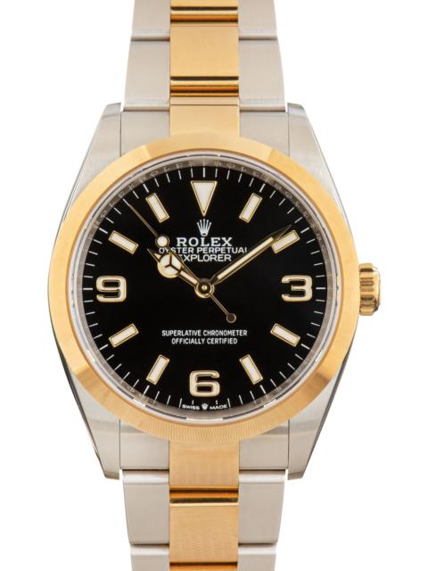 ROLEX Rolex Explorer 36 124273 Steel & 18k Gold