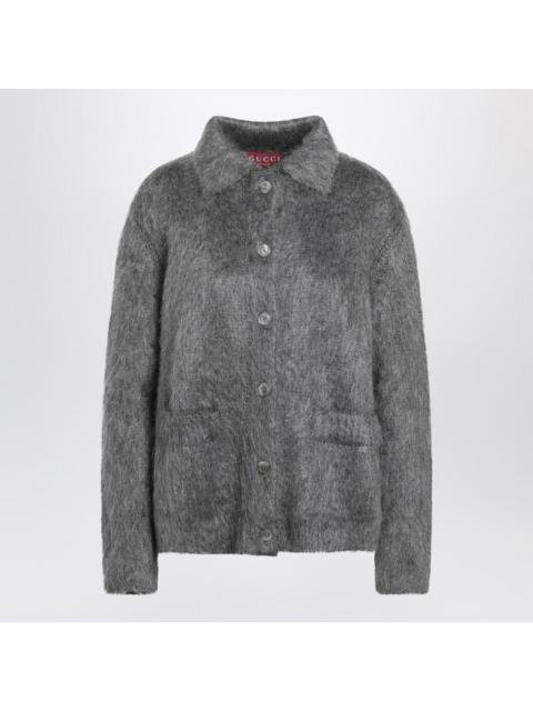 GUCCI Gucci Grey Mohair Cardigan Women