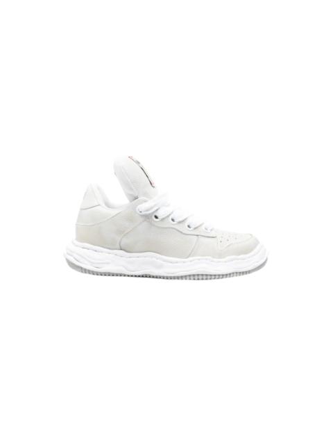 Maison MIHARAYASUHIRO WAYNE PUFFER LOW-TOP SNEAKERS (WHITE)