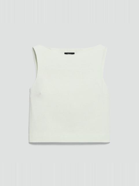 Theory Sleeveless Boatneck Top in Good Linen