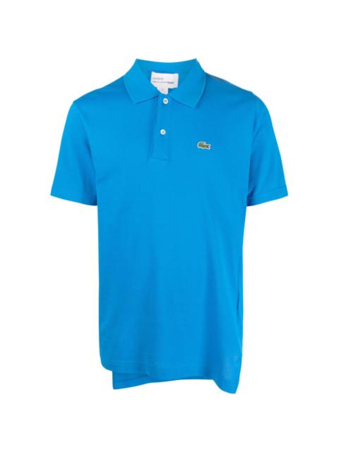 Comme des Garçons SHIRT x Lacoste asymmetric cotton polo shirt