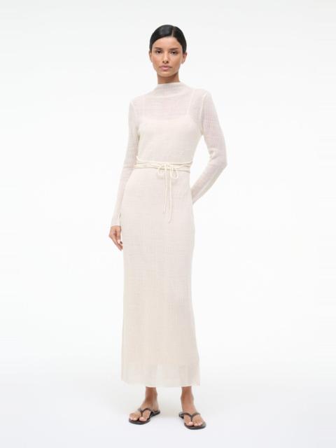 STAUD STAUD MARIANNE DRESS IVORY