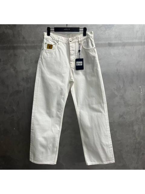 Louis Vuitton Louis Vuitton White Five Pocket Skateboard Denim Jeans