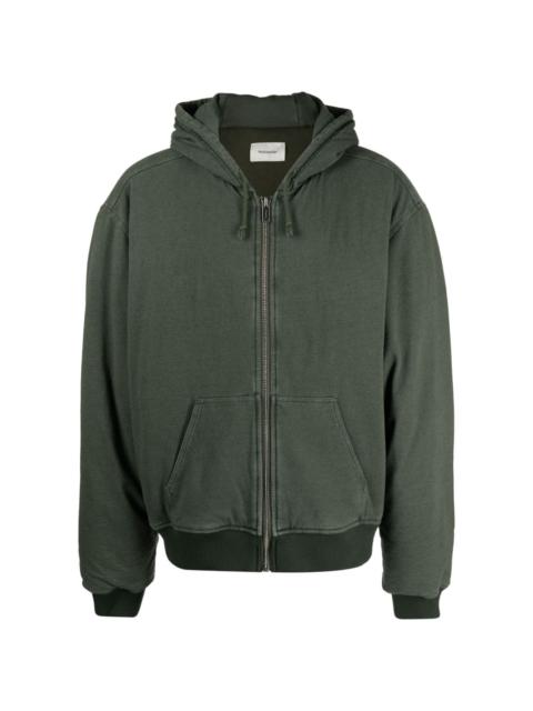 Loken padded zip-up hoodie