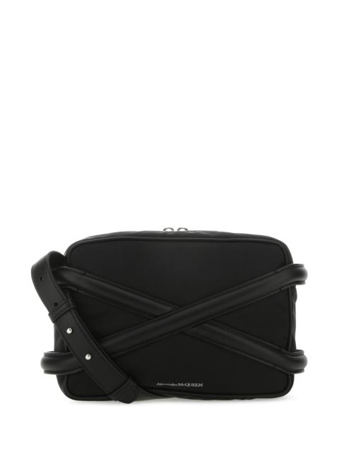 Alexander McQueen Black nylon Harness crossbody bag