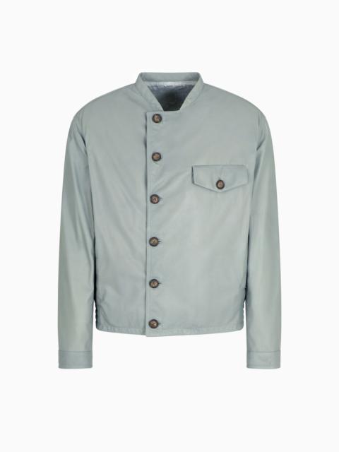 GIORGIO ARMANI GLOVE-QUALITY NAPPA-LEATHER BLOUSON