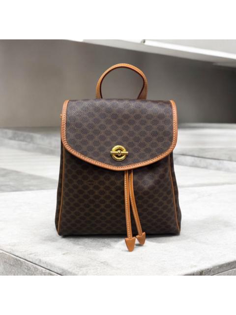 CELINE CELINE C.E06-2 MACADAM MONOGRAM COATED FABRIC BAGPACK