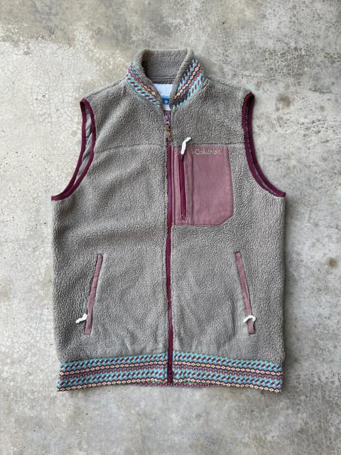 Other Designers Columbia - Columbia Sherpa Fleece Sleeveless vest jacket