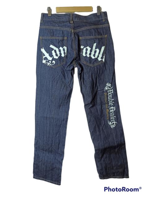 Other Designers Japanese Brand - Vintage Barcedos Wing Spell Out At Back Jeans