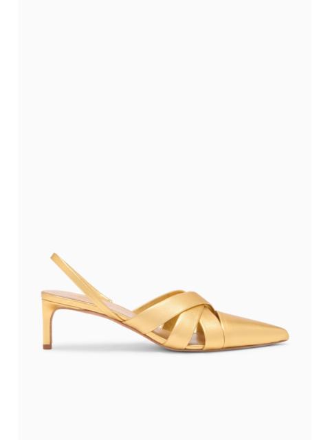 ULLA JOHNSON Tahlia Woven Kitten Heel