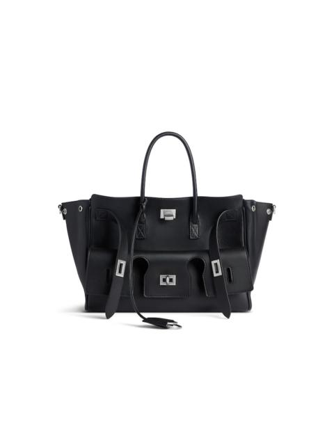 BALENCIAGA Women's Bel Air Small Carry All Bag  in Black