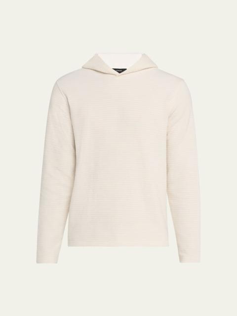 Vince Men's Double-Face Textured Hoodie