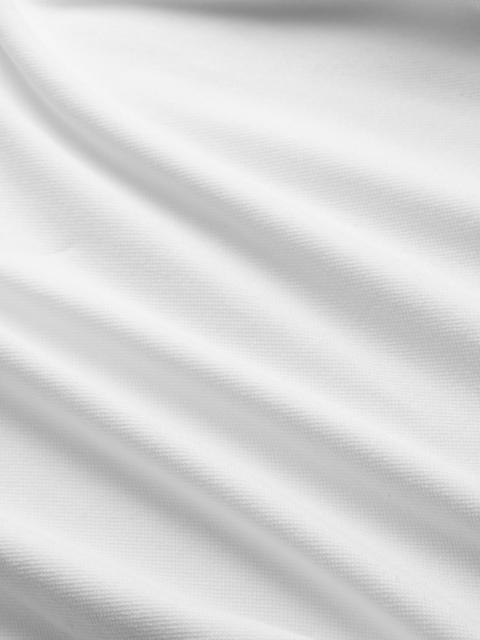 Derek Rose Men's Polo Shirt Ramsay Pique Cotton Tencel White