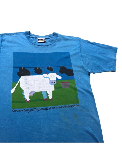 Other Designers Humor - Vtg Cows Icecream Tshirt
