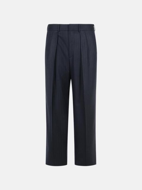 NAVY WOOL TROUSERS