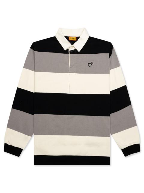 Human Made RUGBY SHIRT - BLACK