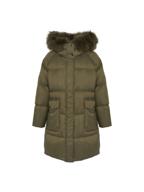 Yves Salomon shearling-trimmed down coat