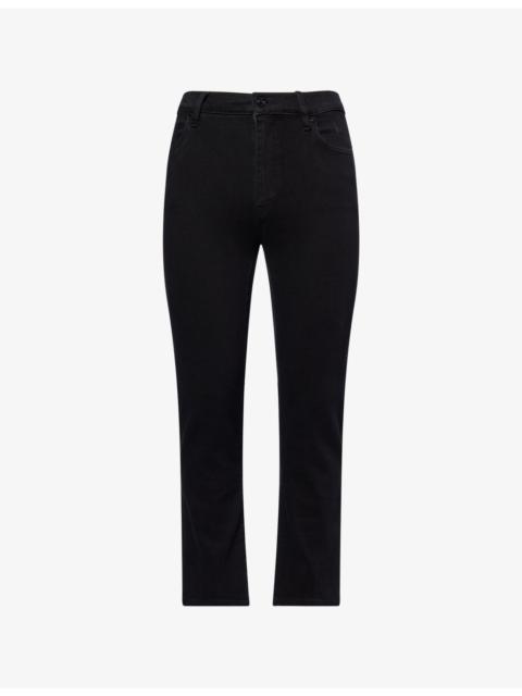 FRAME Le Sleek Straight-Leg High-Rise Stretch-Denim Blend Jeans