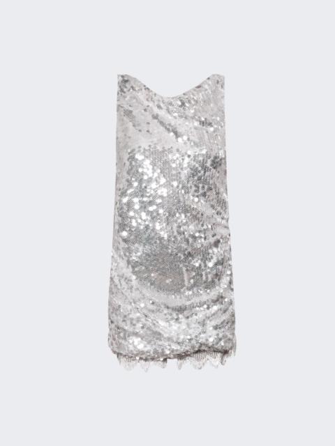 CHRISTOPHER ESBER Opaline Sequin Mini Dress Glisten
