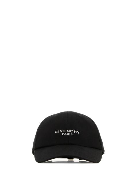 Givenchy Black cotton blend baseball cap