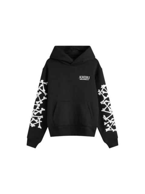 AMIRI AMIRI Stacked Bones Hoodie Black/White