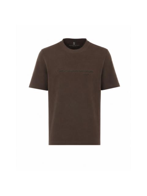 Brunello Cucinelli Brunello Cucinelli Men T-Shirt With Embroidery