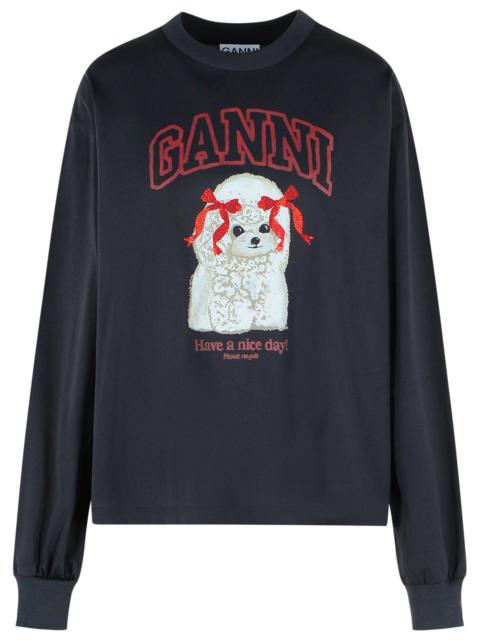 GANNI Ganni Gray Cotton Sweater Women