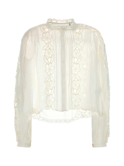 Isabel Marant Isabel Marant Women White Ramie Rubra Shirt