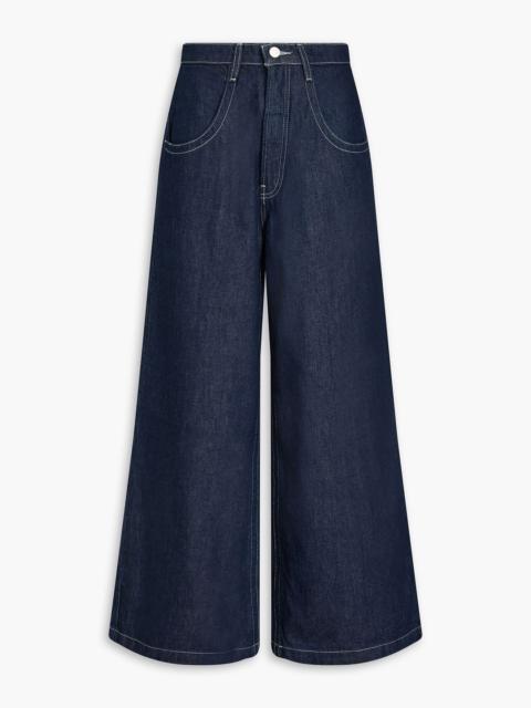 FRAME The Skater high-rise wide-leg jeans