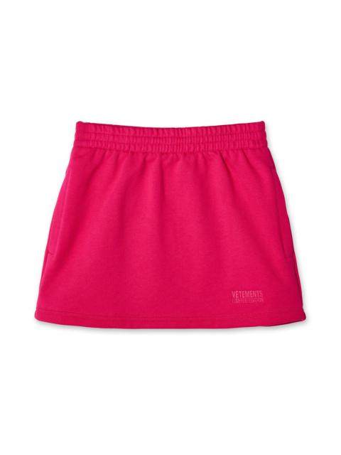 VETEMENTS Push-Up Molton Mini Skirt