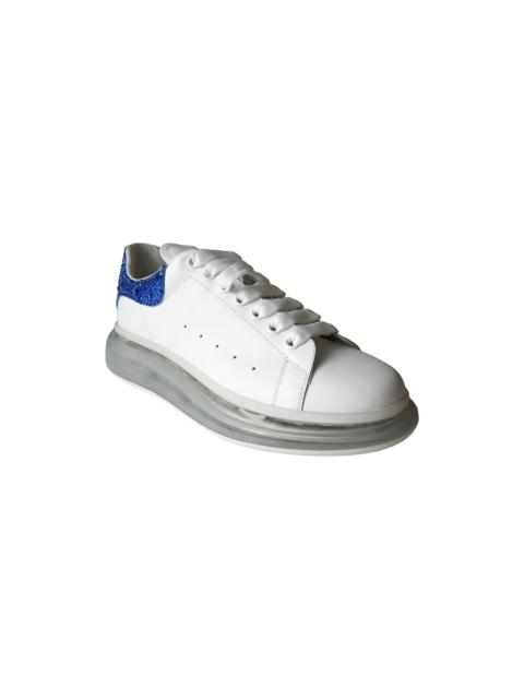 Alexander McQueen Alexander McQueen Oversized Clear Sole White Blue Crystal