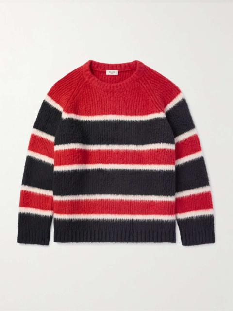 Striped Cotton-Blend Sweater