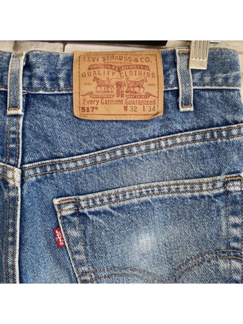 Levi's Vintage 90s Levis 517 Flare Jeans Lightwash Hedi Slimane
