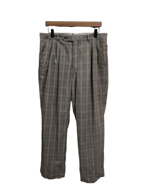 Other Designers Vintage - Vintage Playboy Rabbit Head Plaid Tartan Pant