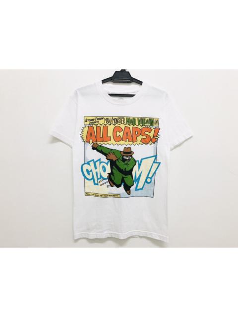 Other Designers Stones Throw Records - RARE 🔥 MADVILLAIN ALL CAPS MF DOOM MADLIB HIP HOP DUO TEE