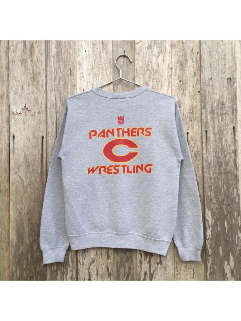 Other Designers Vintage - Vintage Panthers Wrestling C Crewneck Sweatshirt