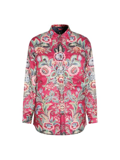 Etro floral-print shirt coat