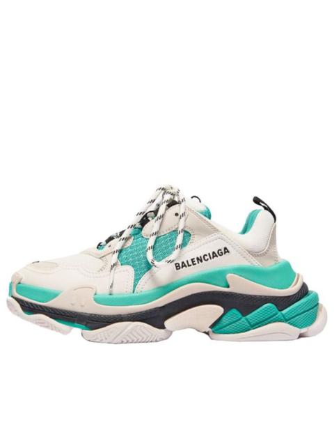 (WMNS) Balenciaga Triple S 'White Green' 2019 524039W09OH3005